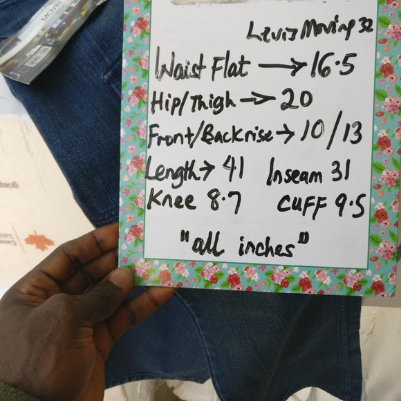 RaRe Levis Women Rambler Flared Bootcut Jeans w32 +MEASUREMENT Cargo snap Pocket - Picture 9 of 9